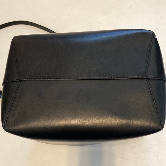 Mansur Gavriel Bucket Bag Black/Ballerina Large - Picture 8 of 11